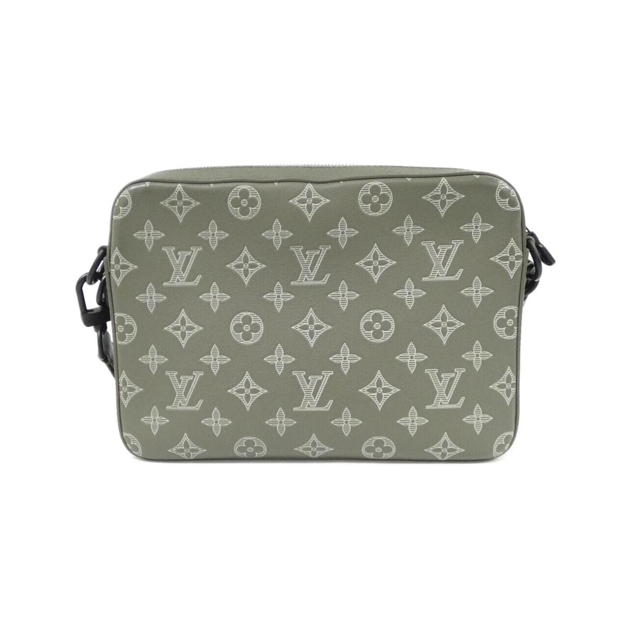 LOUIS VUITTON M12490 Handbag Monogram 綠色 Monogram 中古品A - 縮圖 2