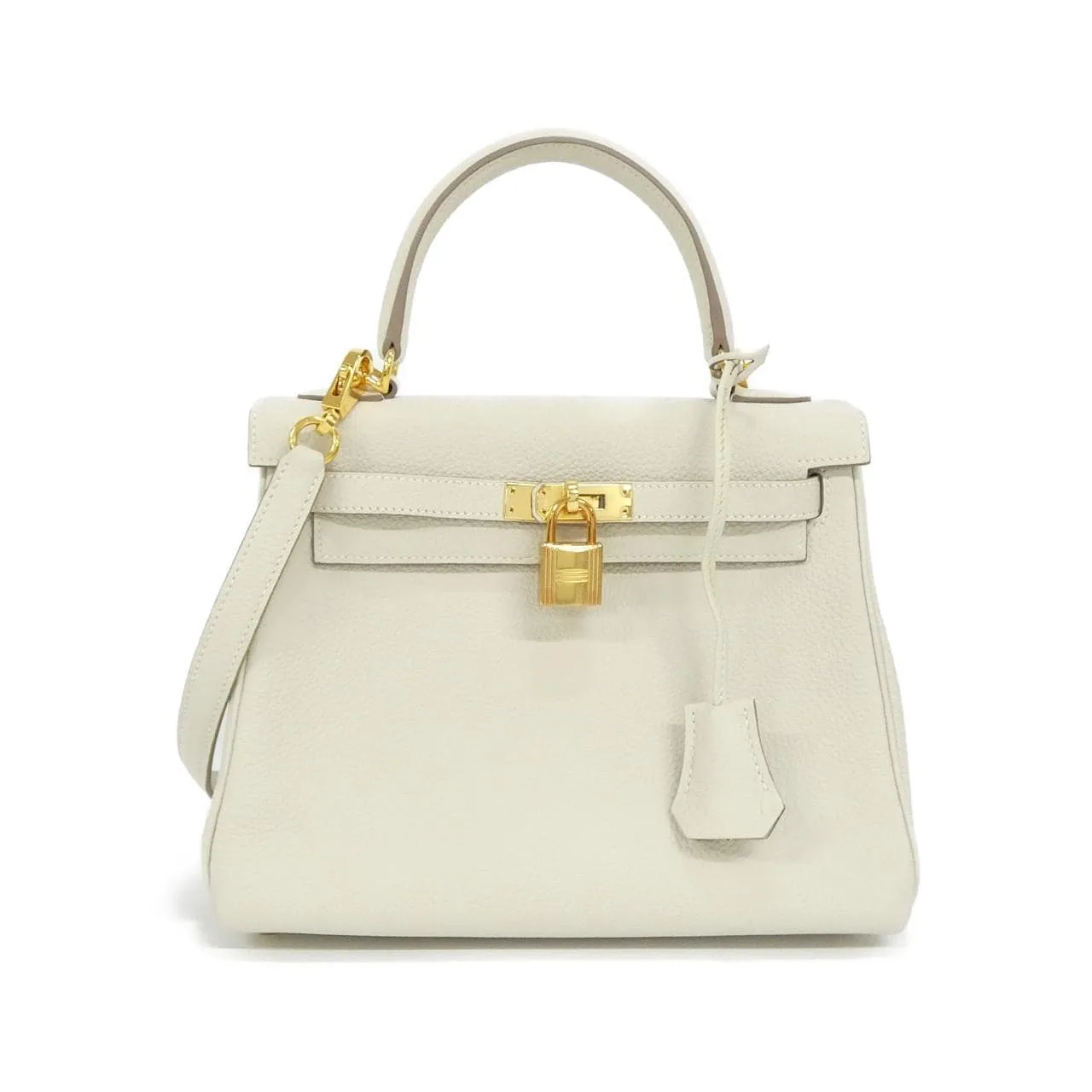 HERMES 044624CC Handbag Togo Black