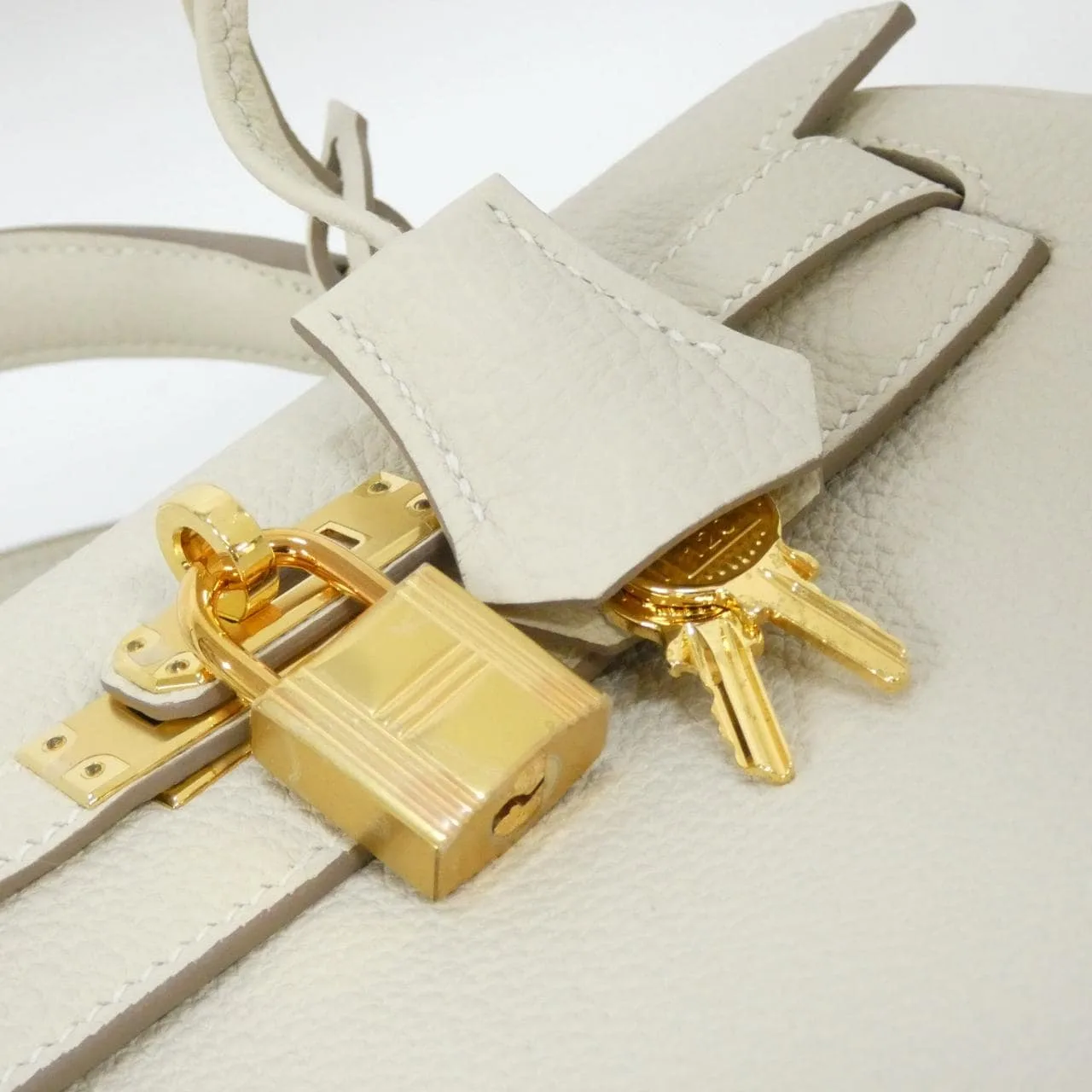 HERMES 044624CC Handbag Togo Black Togo Leather - Thumbnail 5