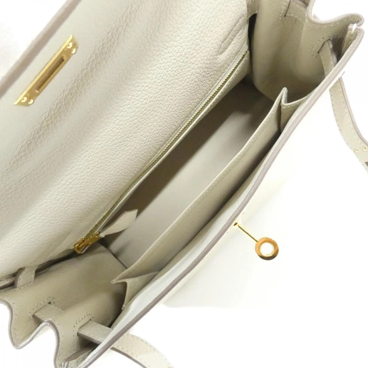 HERMES 044624CC Handbag Togo Black Togo Leather - Thumbnail 8