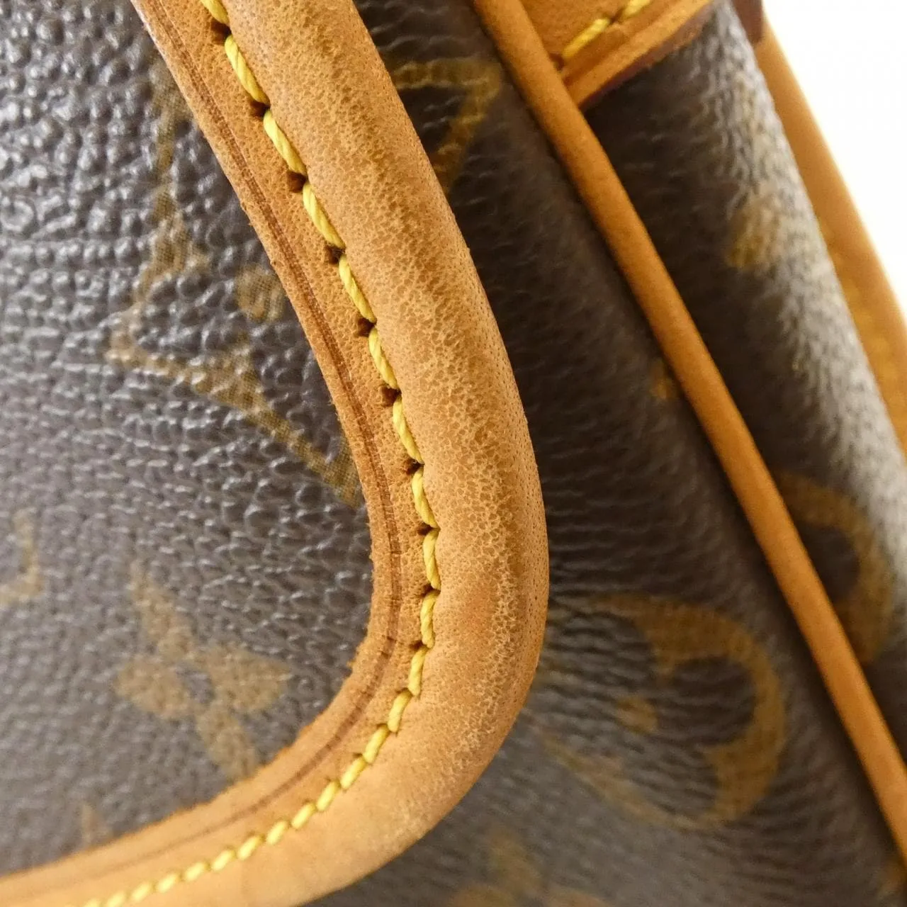 LOUIS VUITTON M42250 Shoulder Monogram 黑色 Monogram 中古品B - 縮圖 4