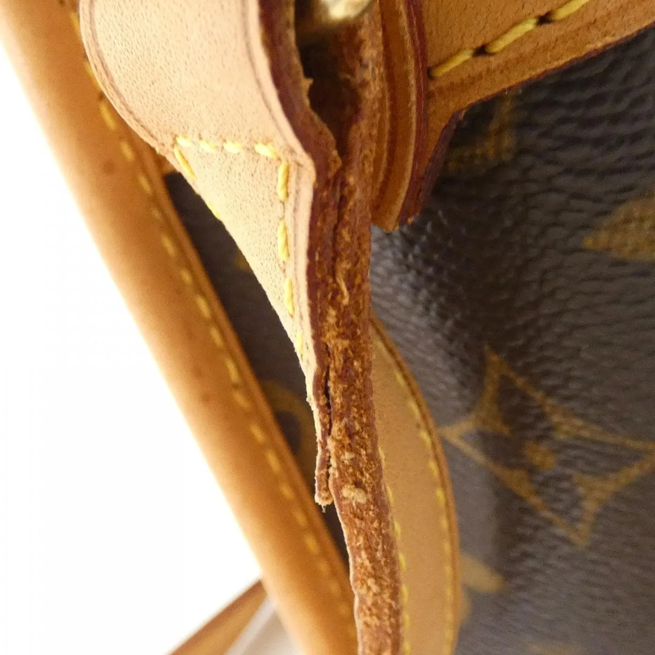 LOUIS VUITTON M42250 Shoulder Monogram 黑色 Monogram 中古品B - 縮圖 7