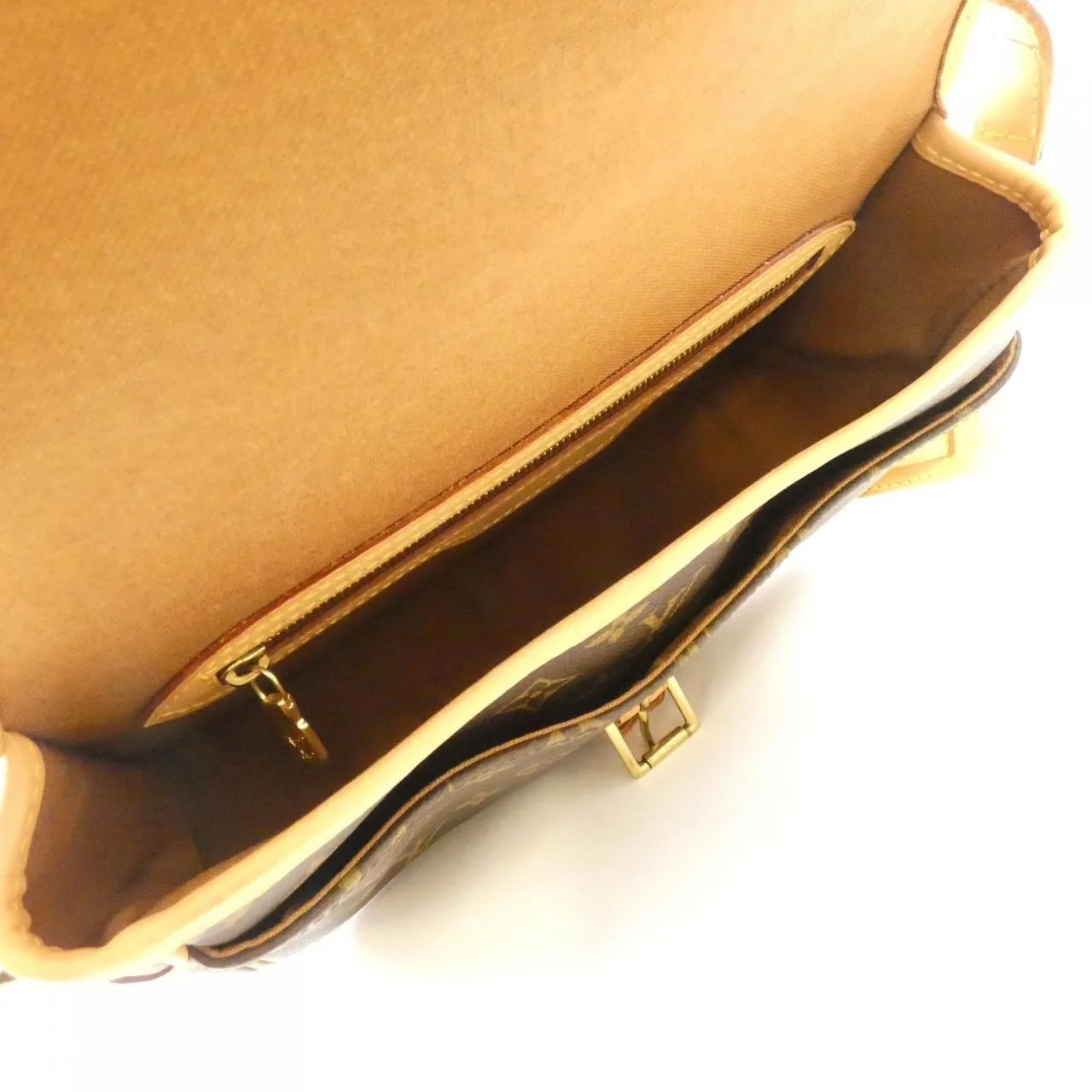 LOUIS VUITTON M42250 Shoulder Monogram 黑色 Monogram 中古品B - 縮圖 8