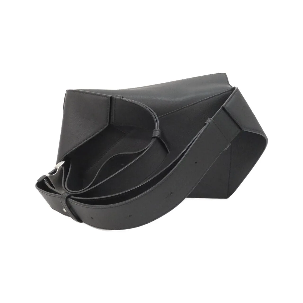 LOEWE Puzzle B510SEBX02 Shoulder 黑色 中古品A - 縮圖 2