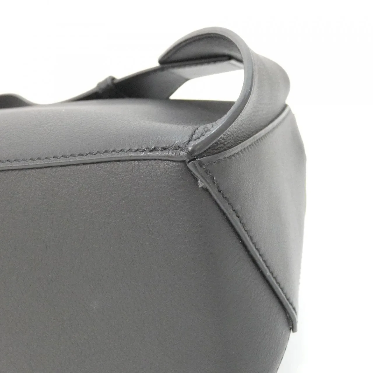 LOEWE Puzzle B510SEBX02 Shoulder 黑色 中古品A - 縮圖 3