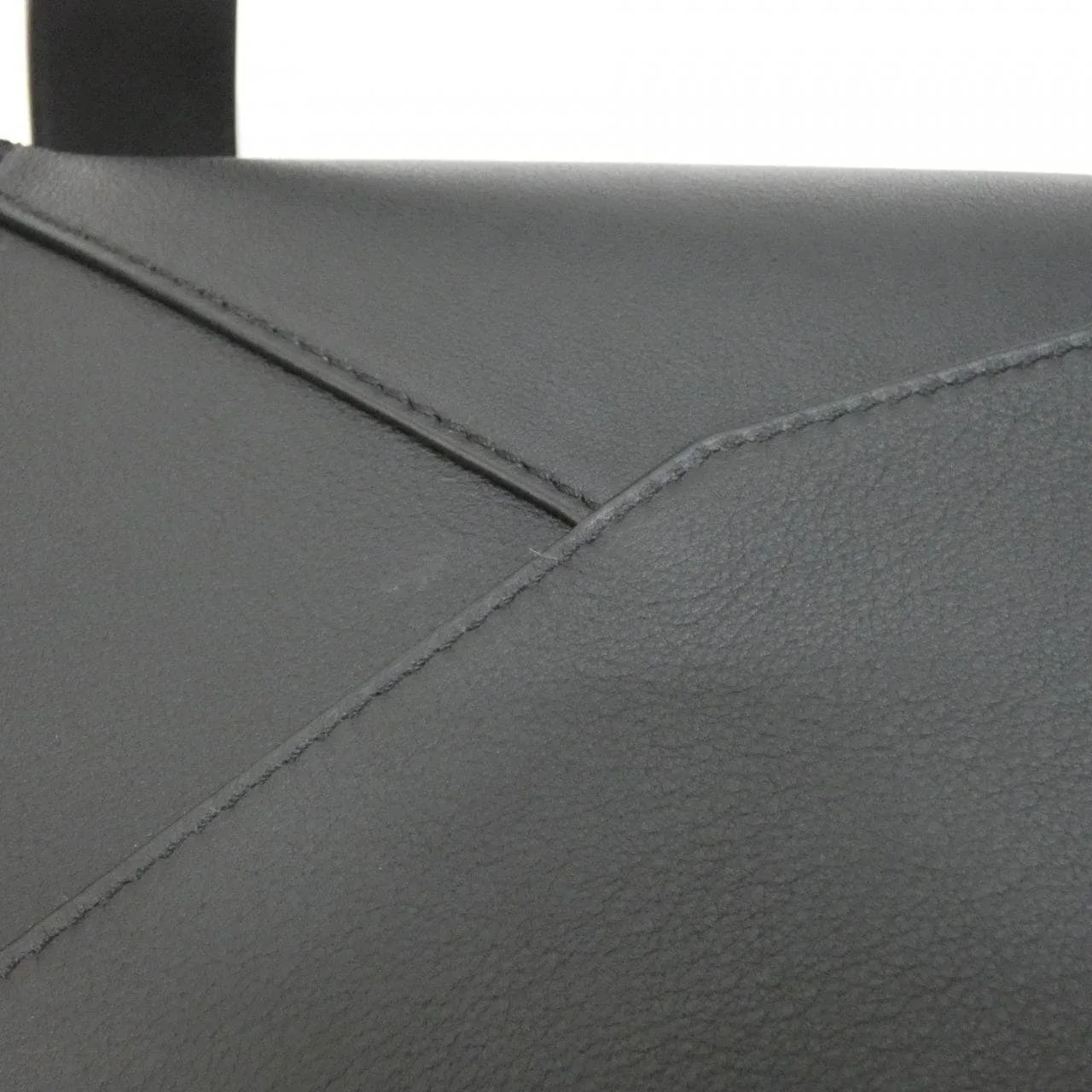 LOEWE Puzzle B510SEBX02 Shoulder 黑色 中古品A - 縮圖 4