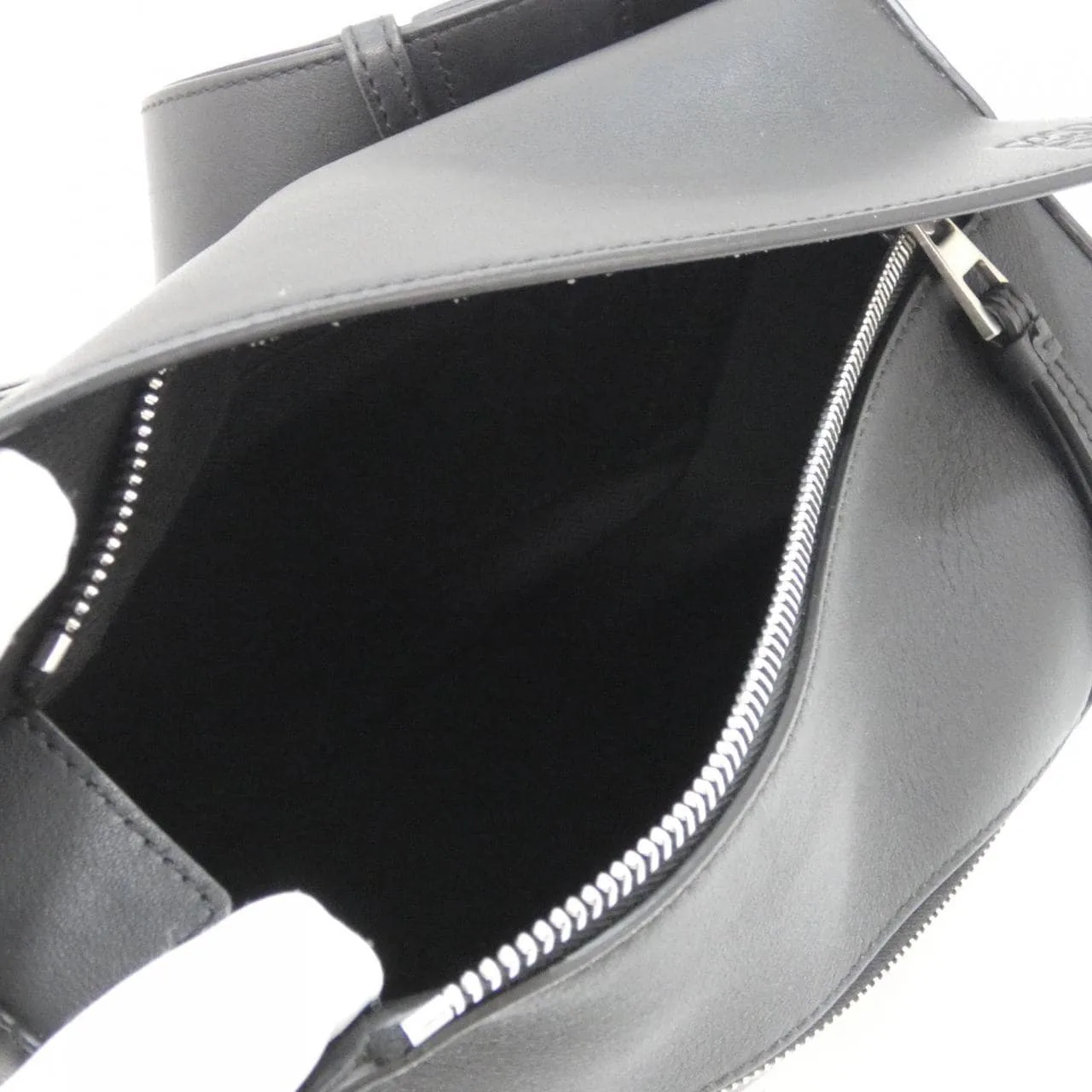 LOEWE Puzzle B510SEBX02 Shoulder 黑色 中古品A - 縮圖 10