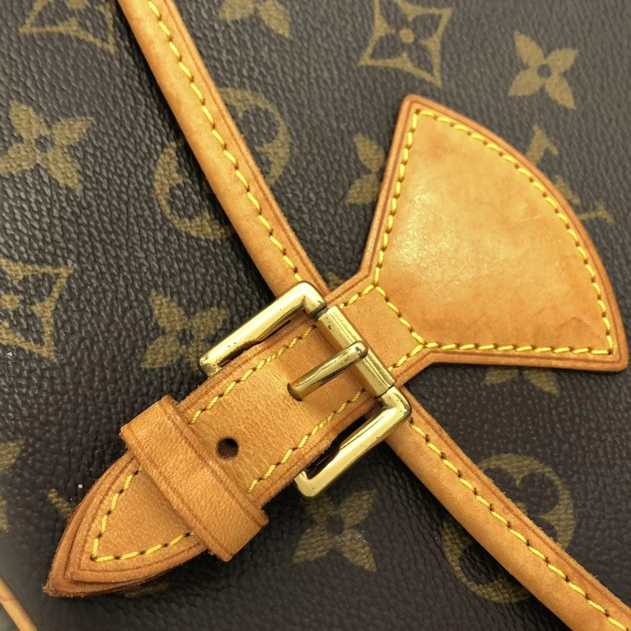 LOUIS VUITTON M42250 Shoulder Monogram Black Monogram Rank B - Thumbnail 4