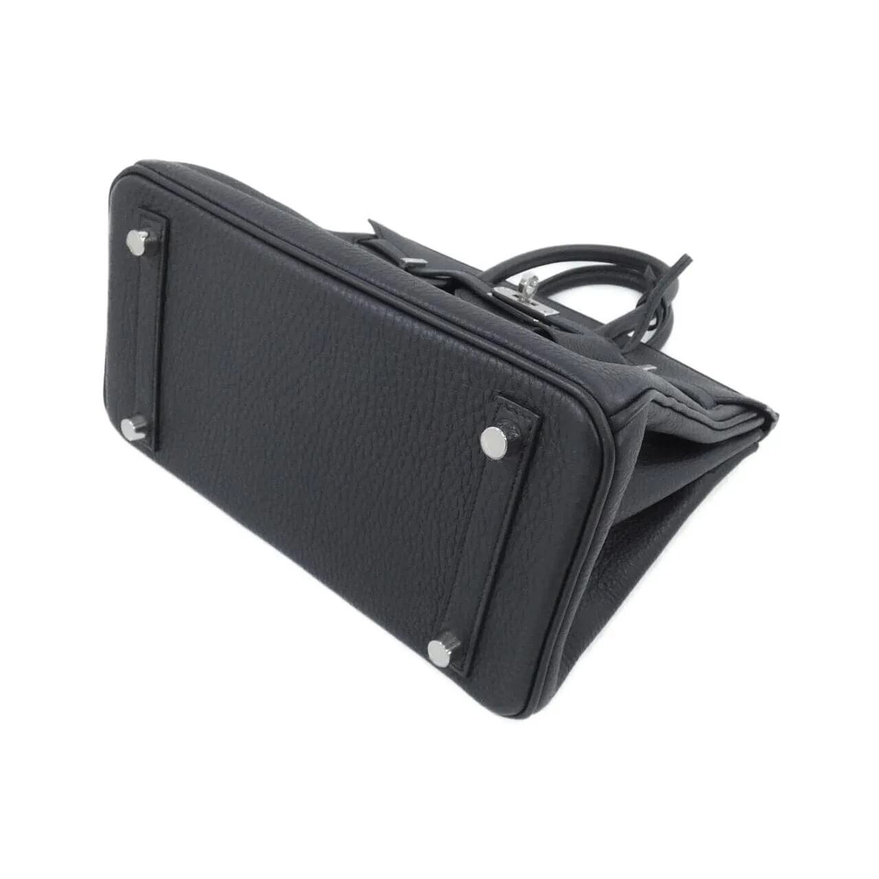 HERMES Birkin 041344CK Handbag Togo Black Togo Leather Unused - Thumbnail 3