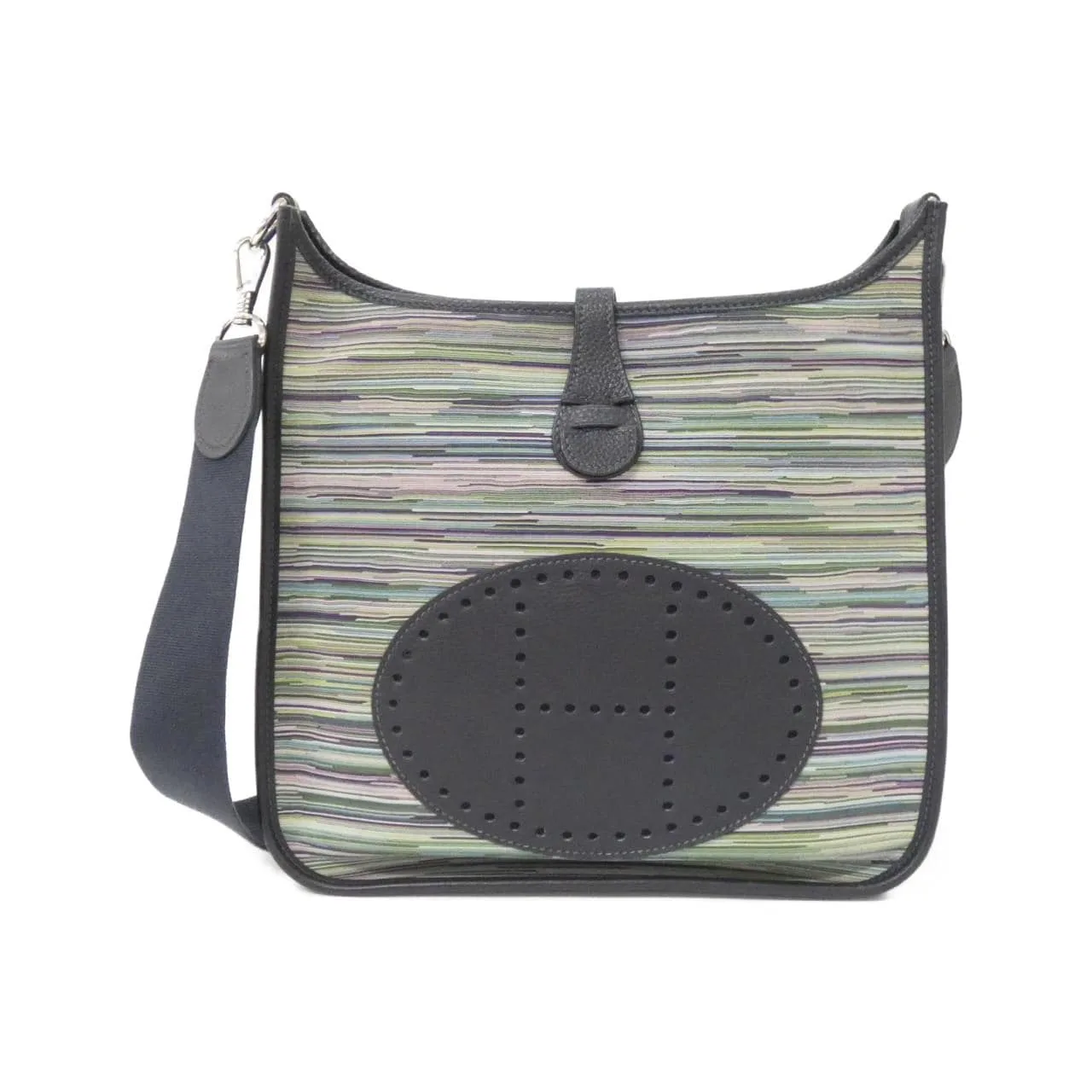 HERMES Evelyne Bag Togo Blue