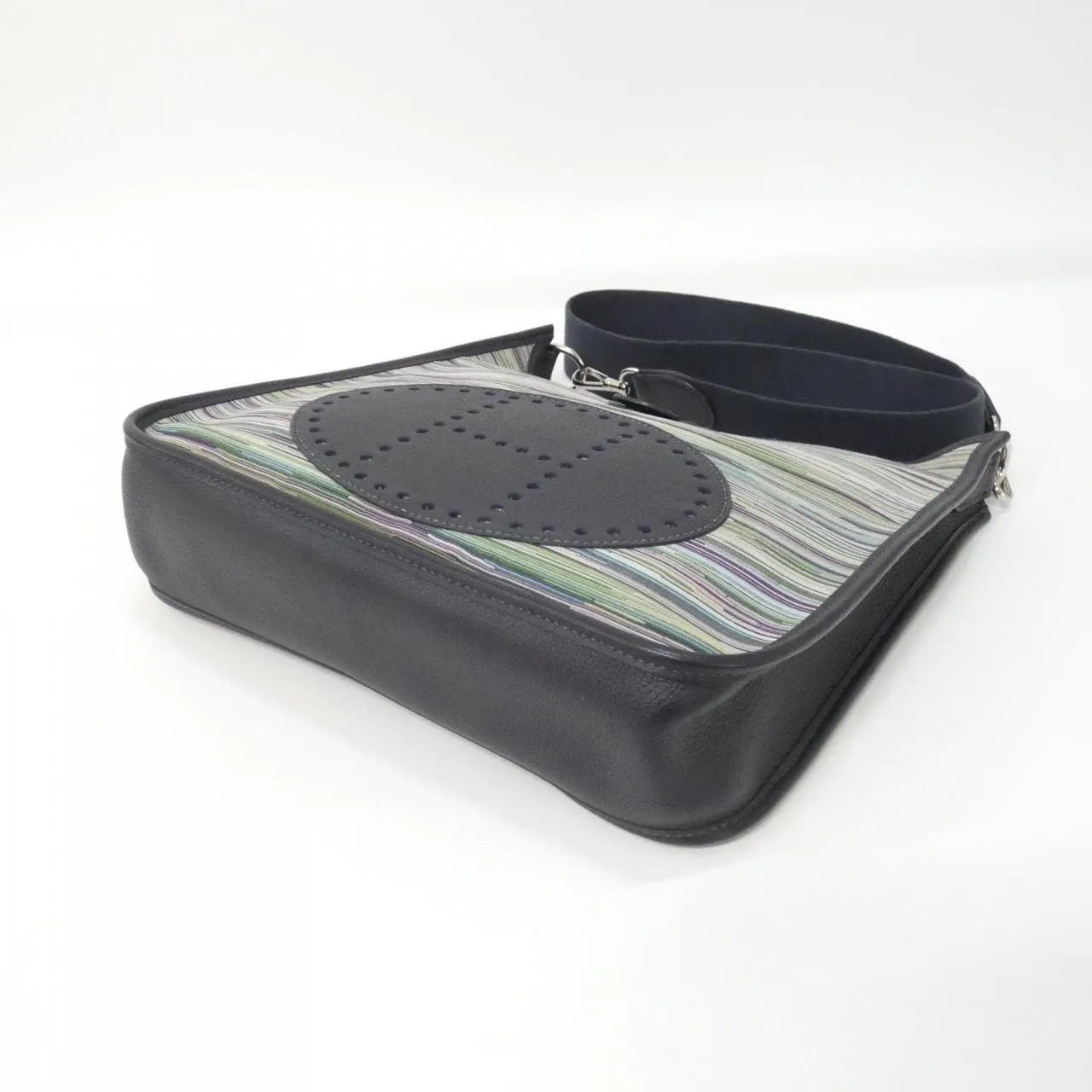 HERMES Evelyne Bag Togo 藍色 Togo 牛皮 中古品A - 縮圖 3