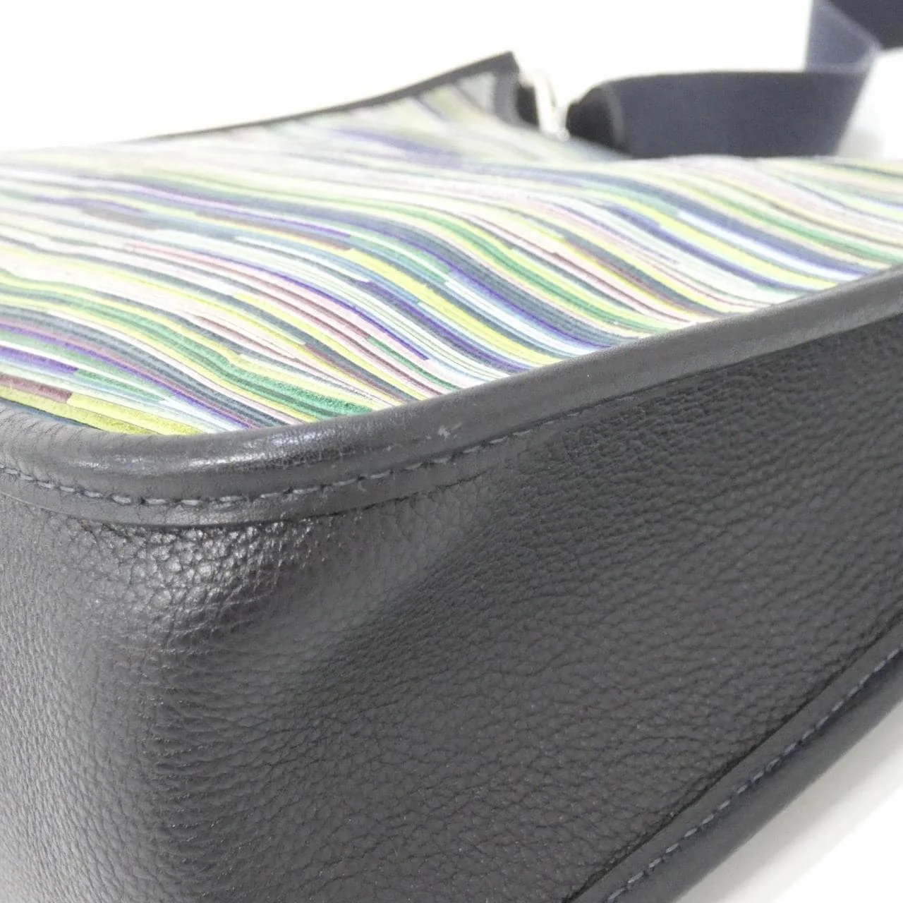 HERMES Evelyne Bag Togo 藍色 Togo 牛皮 中古品A - 縮圖 4