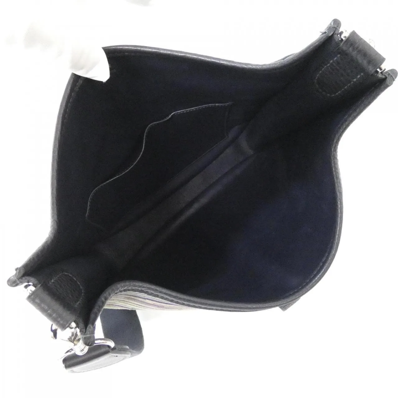 HERMES Evelyne Bag Togo 藍色 Togo 牛皮 中古品A - 縮圖 9