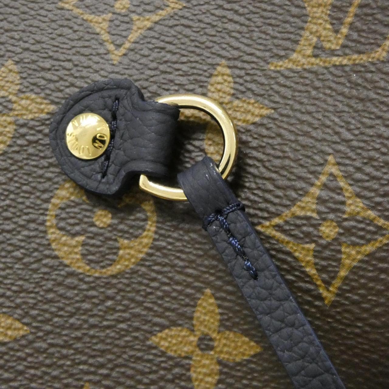 LOUIS VUITTON Neverfull M14994 Tote Monogram 黑色 Monogram 中古品A - 縮圖 4