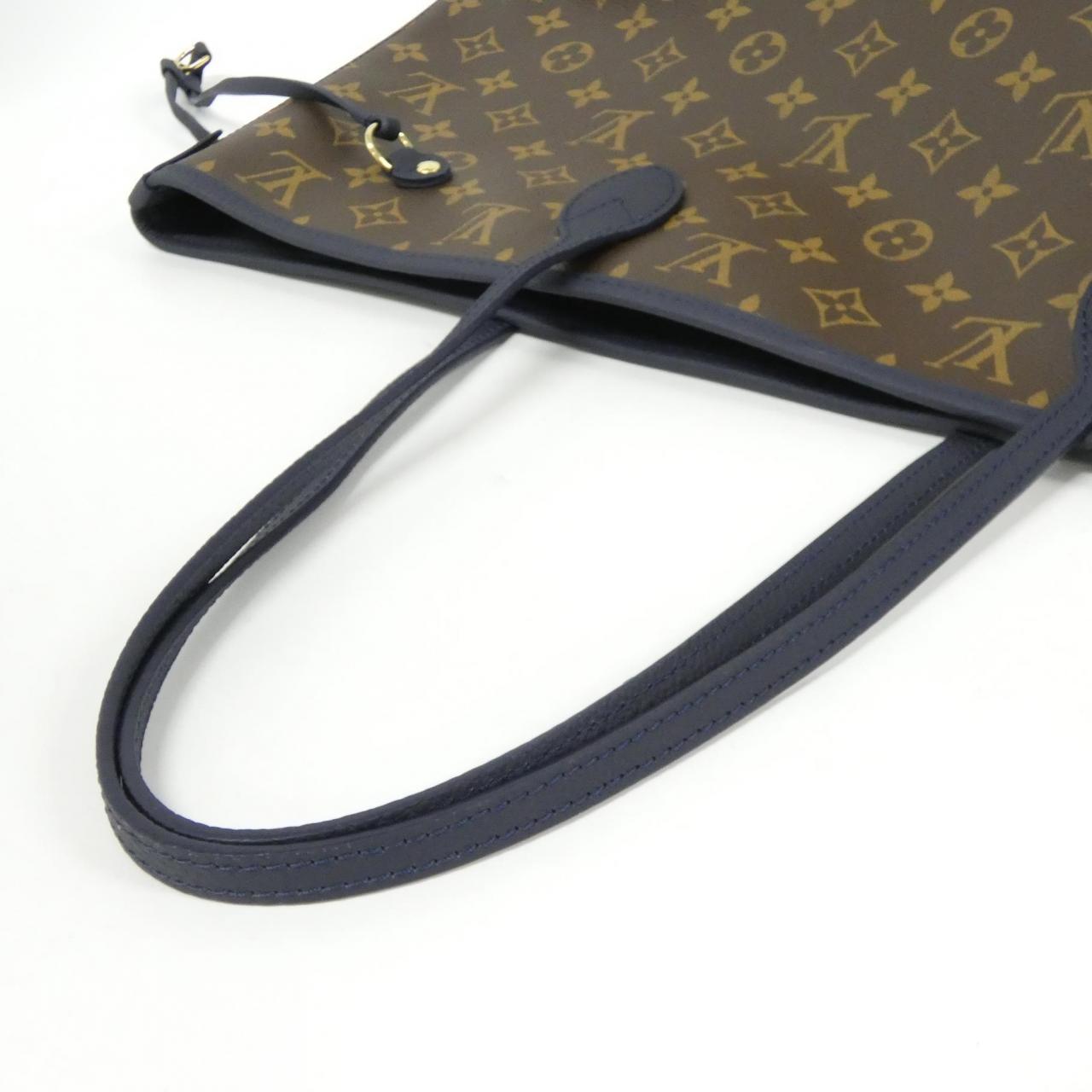 LOUIS VUITTON Neverfull M14994 Tote Monogram 黑色 Monogram 中古品A - 縮圖 6