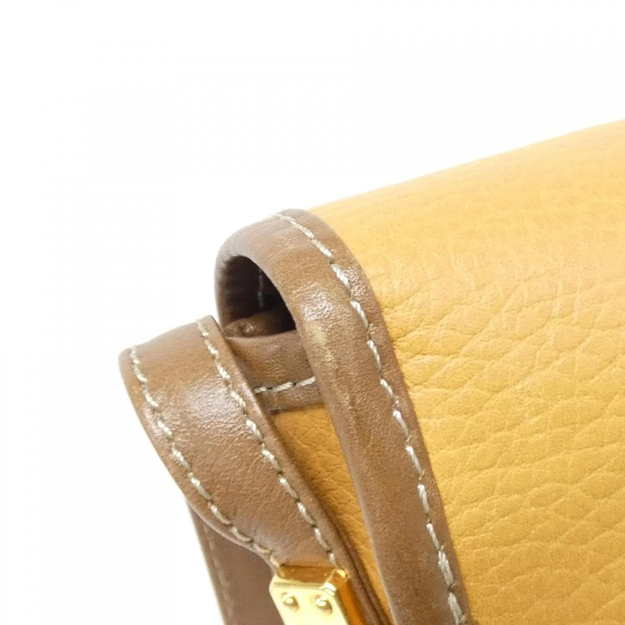 LOEWE 肩背包 皮革 棕色 皮革 中古品A - 縮圖 5