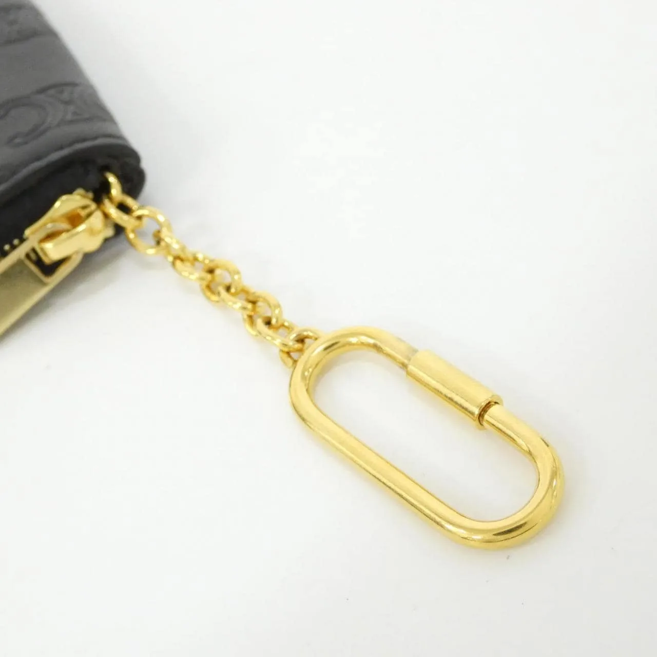 CELINE 10C663BFU Coin Case Black Rank A - Thumbnail 4
