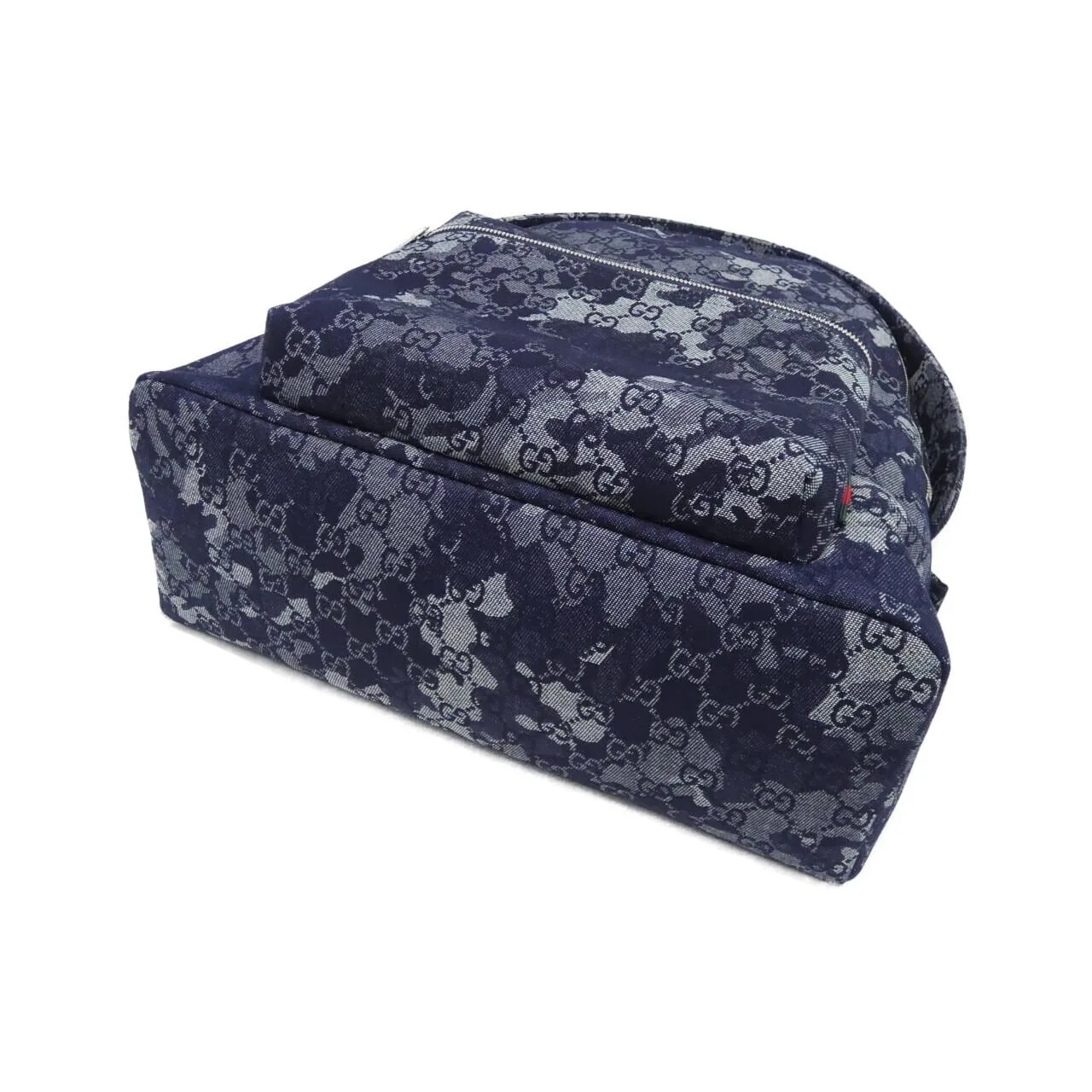 GUCCI 849008 FAE90 Backpack Denim 黑色 牛仔布 中古品A - 縮圖 3