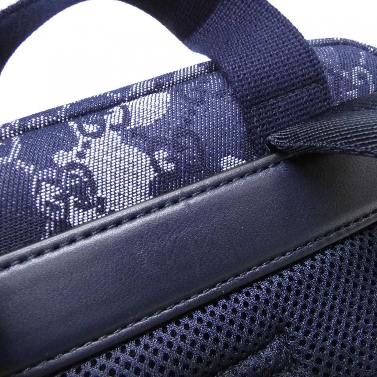 GUCCI 849008 FAE90 Backpack Denim 黑色 牛仔布 中古品A - 縮圖 4