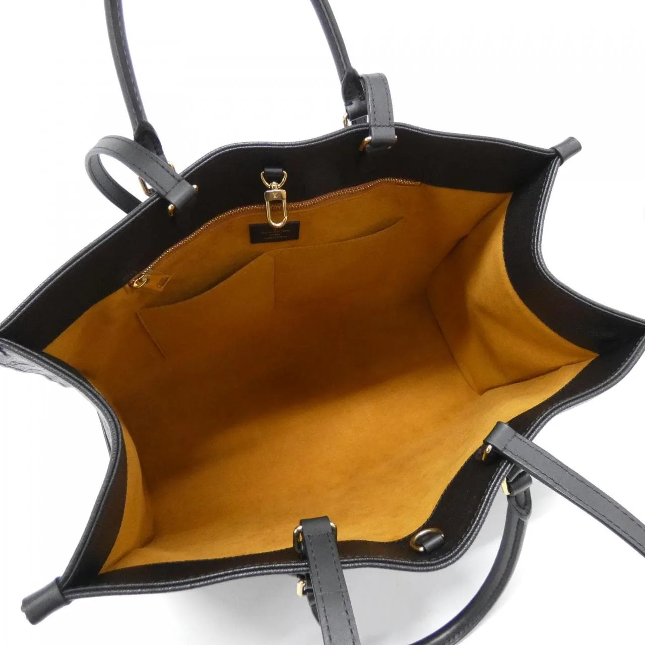 LOUIS VUITTON OnTheGo M44925 Handbag Monogram 黑色 Monogram 中古品A - 縮圖 5