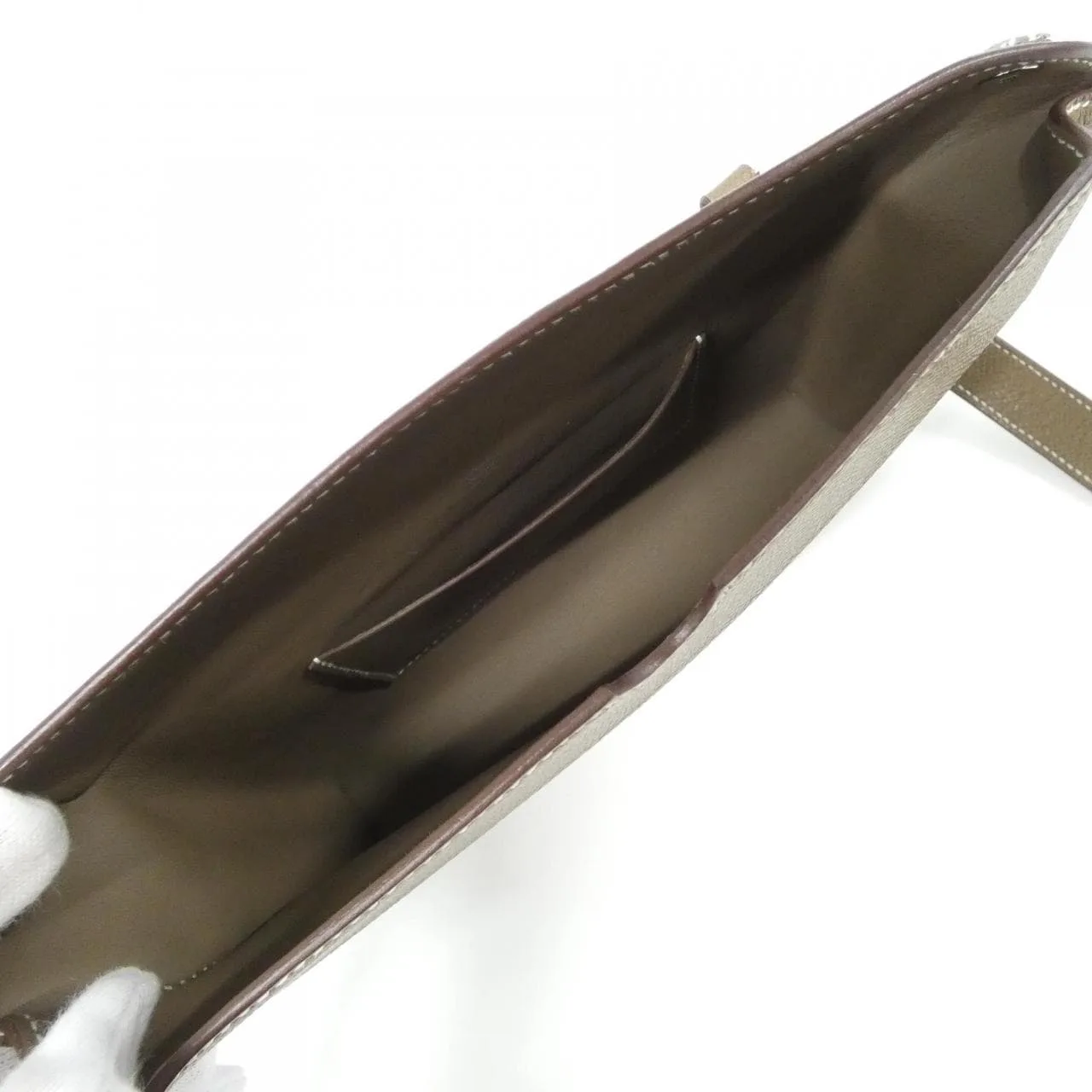 HERMES 086279CK Shoulder Epsom Etoupe Epsom Leather - Thumbnail 9