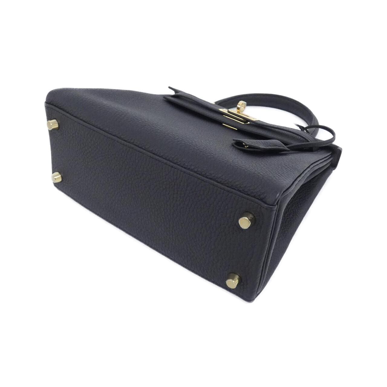 HERMES 044624CC Handbag Togo Black Togo Leather - Thumbnail 3