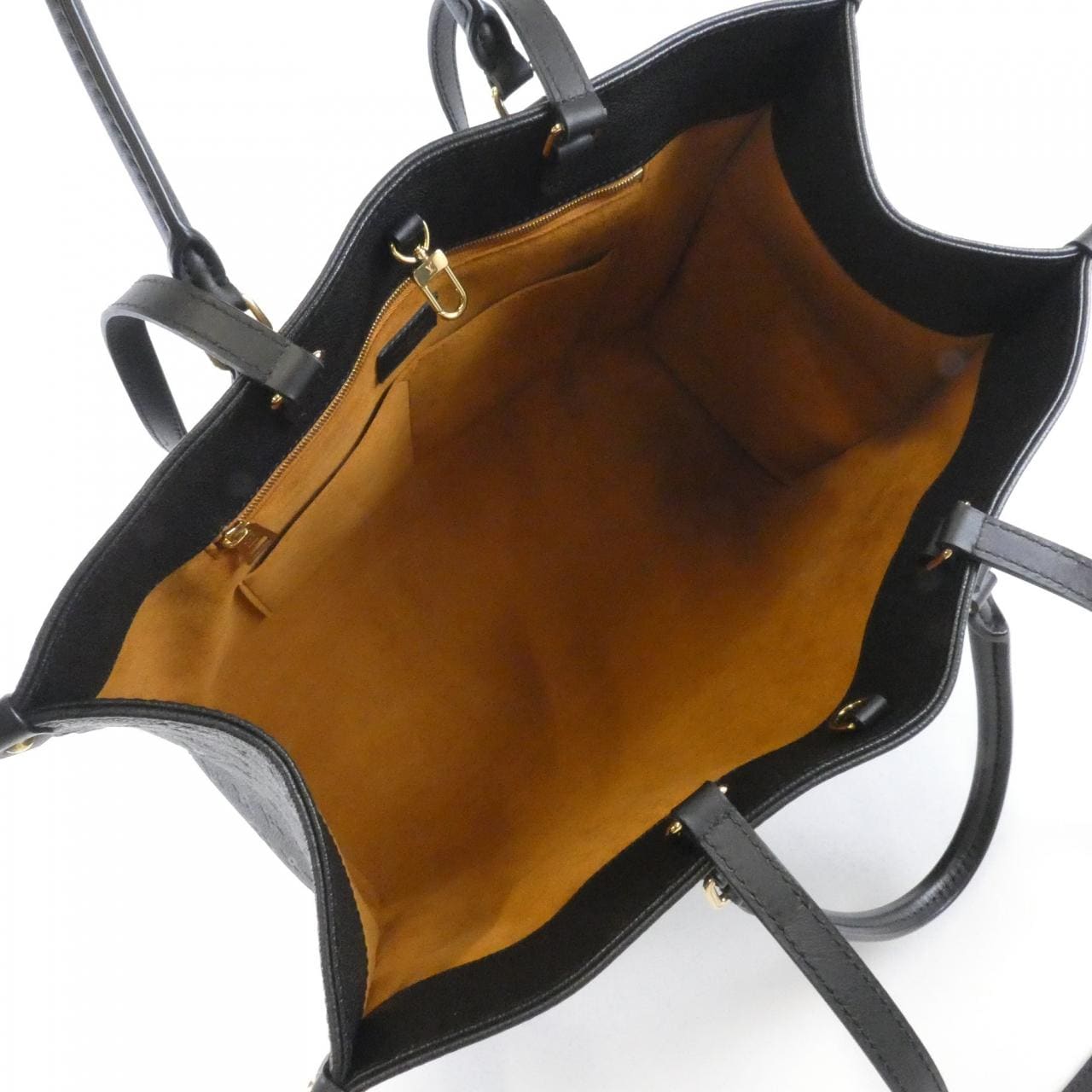 LOUIS VUITTON OnTheGo M44925 Handbag Monogram Black Monogram - Thumbnail 7