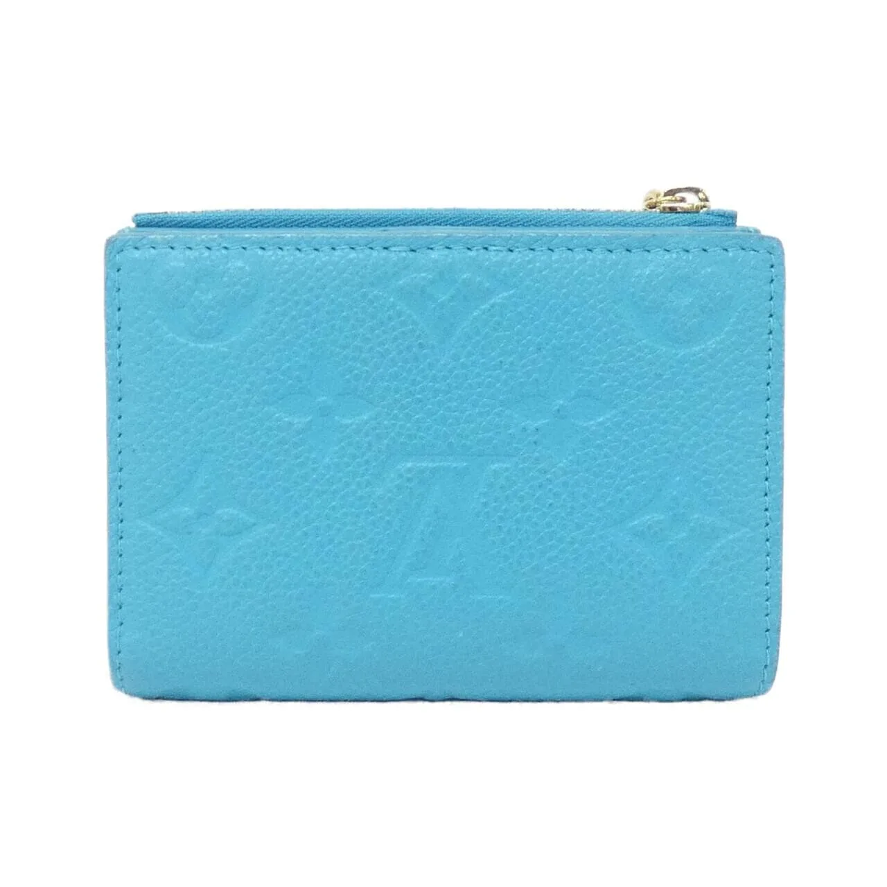 LOUIS VUITTON M14089 Wallet Monogram 藍色 Monogram 中古品A - 縮圖 2