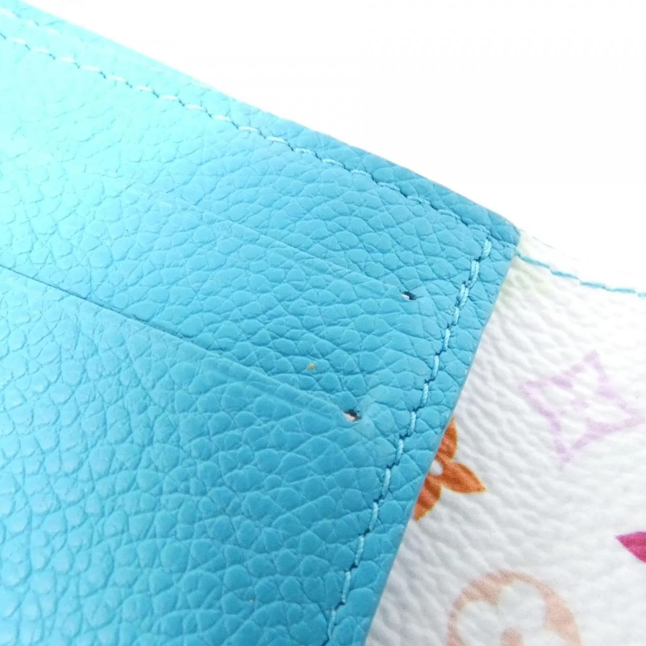 LOUIS VUITTON M14089 Wallet Monogram 藍色 Monogram 中古品A - 縮圖 9