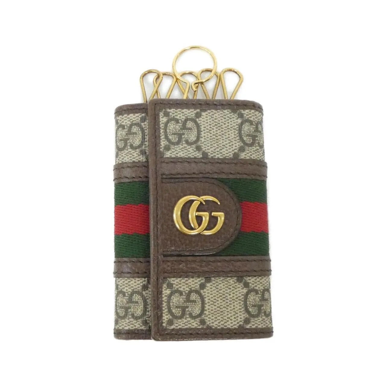 GUCCI 603732 96IWT Key Case Canvas