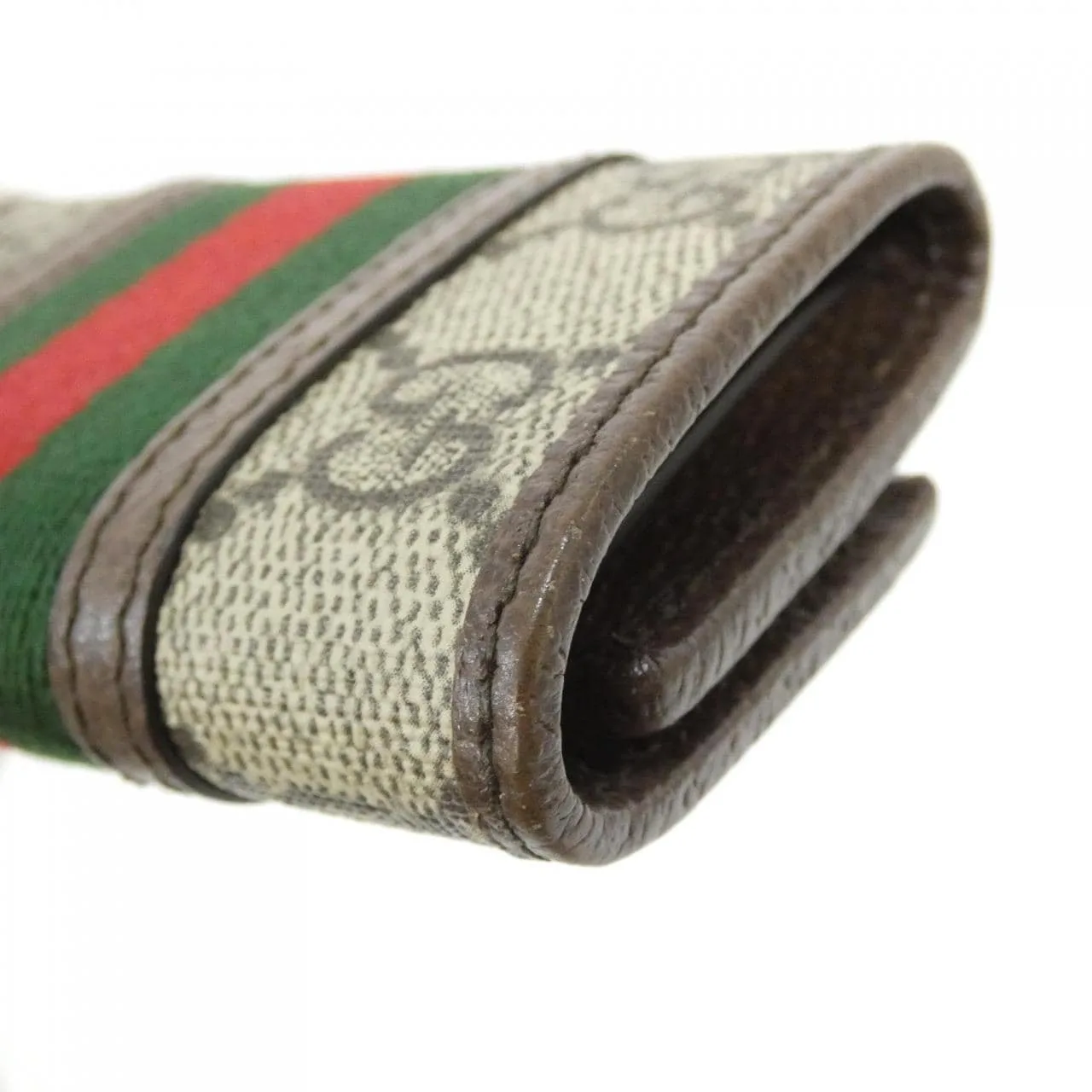 GUCCI 603732 96IWT Key Case Canvas Black Canvas Rank A - Thumbnail 3