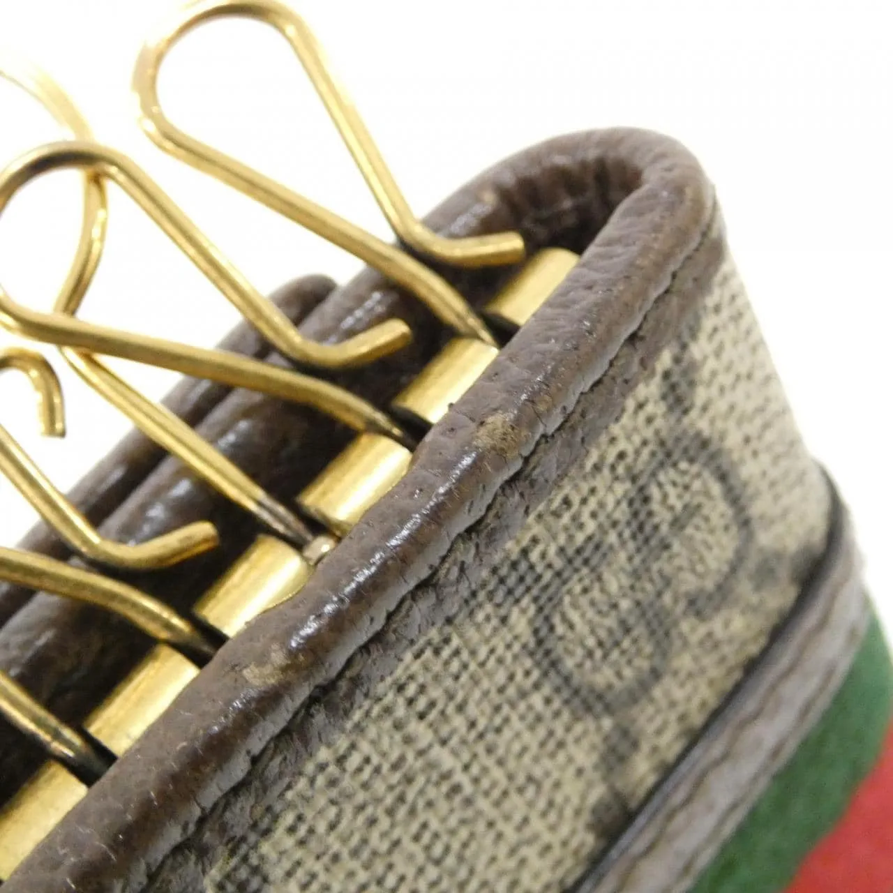 GUCCI 603732 96IWT Key Case Canvas Black Canvas Rank A - Thumbnail 4