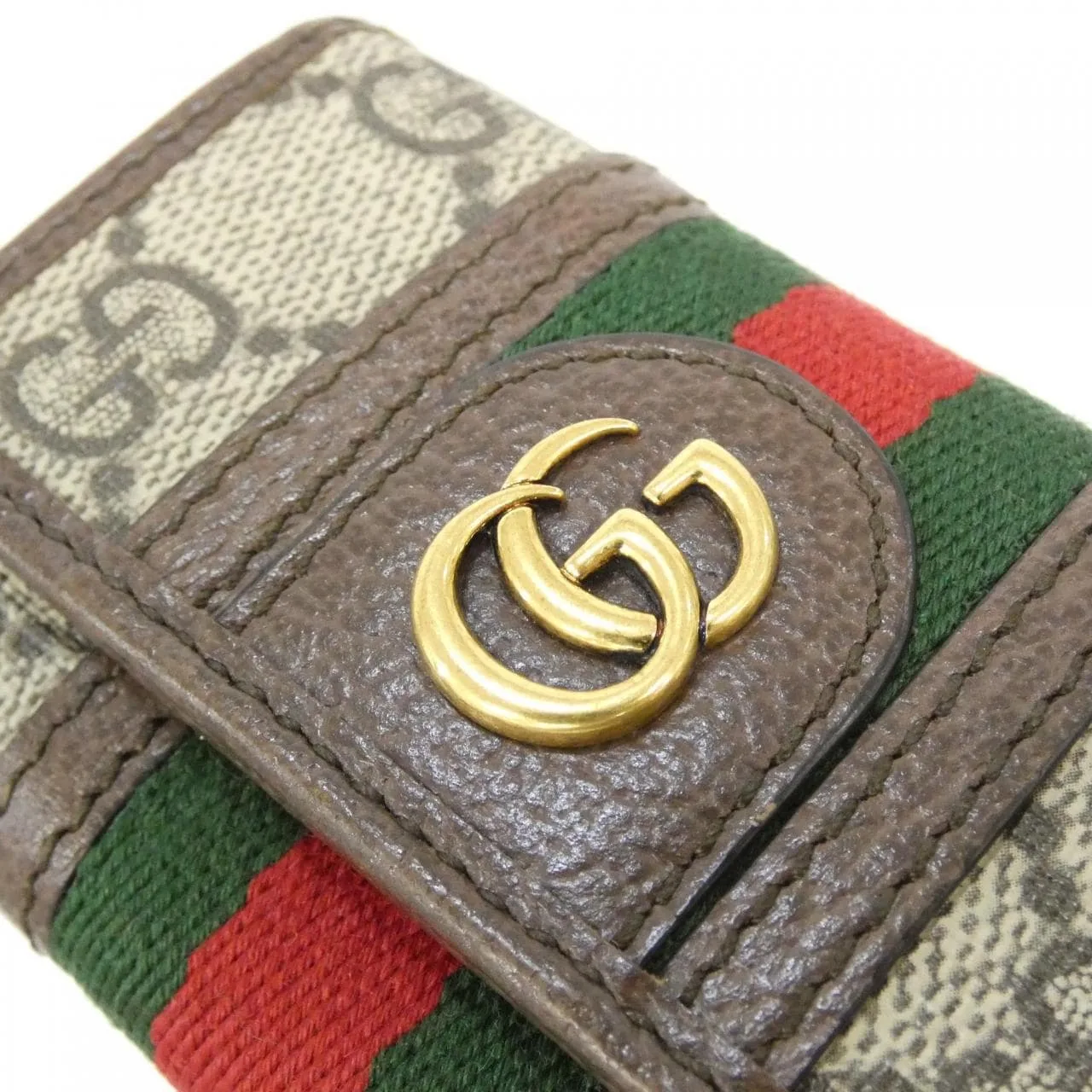 GUCCI 603732 96IWT Key Case Canvas Black Canvas Rank A - Thumbnail 5