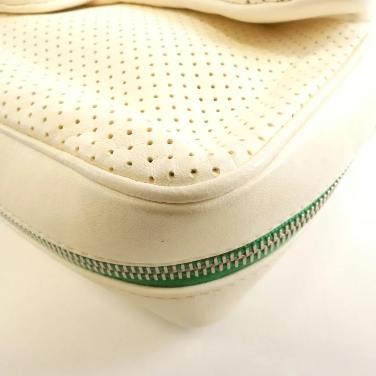 CHANEL 37577 Shoulder Lambskin White Lambskin Rank B - Thumbnail 5