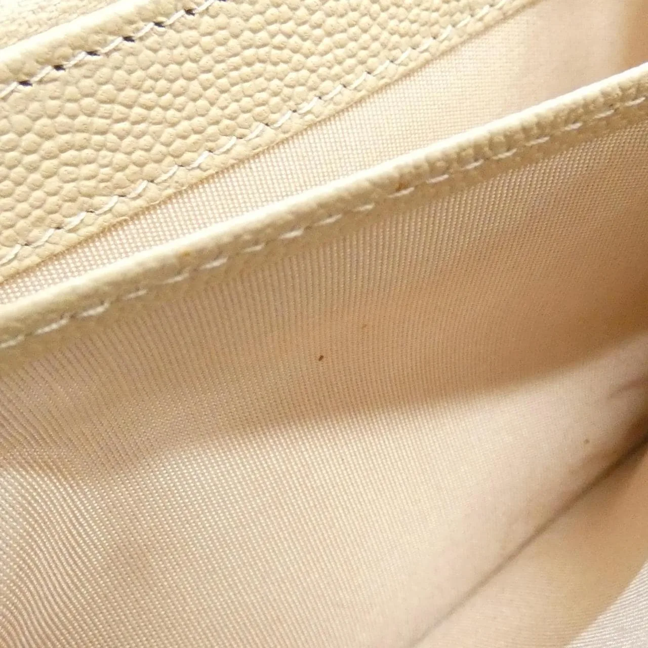 CHANEL 80768 Wallet Grained Calfskin Beige Grained Calfskin Rank A - Thumbnail 5