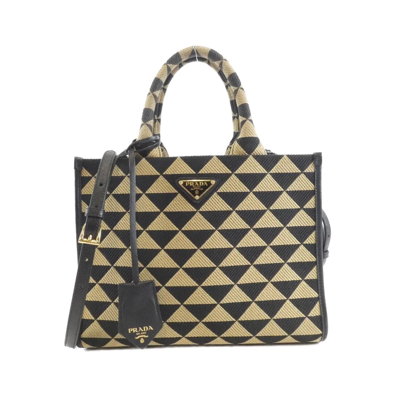 PRADA 1BA354 Handbag Black