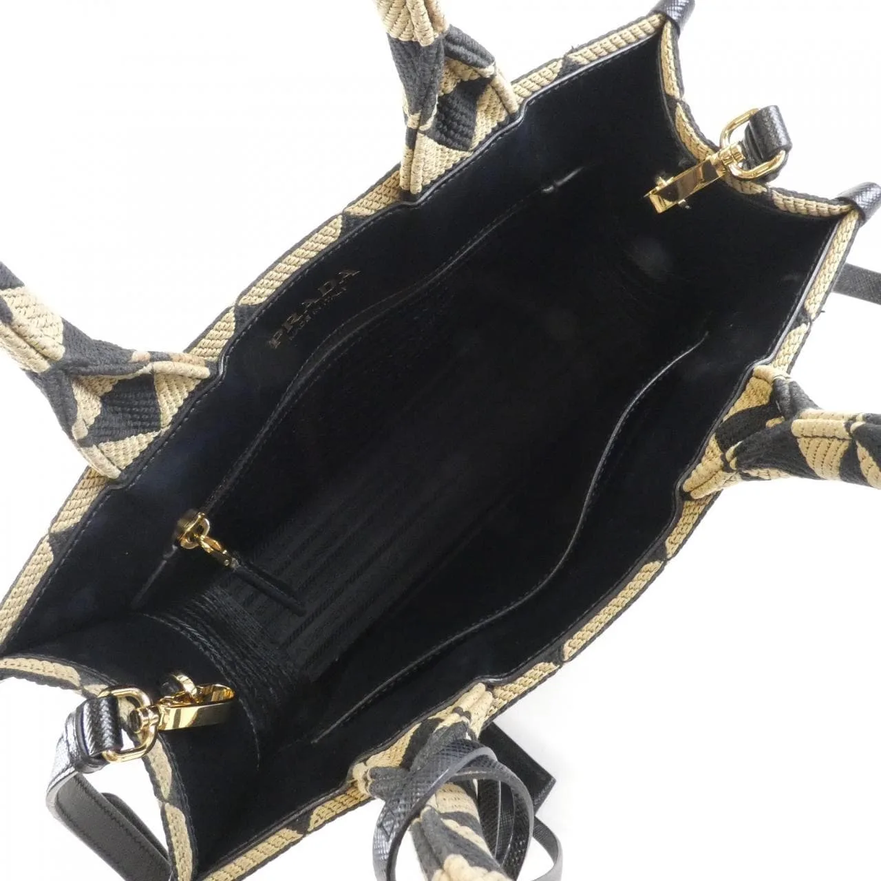 PRADA 1BA354 Handbag Black Rank B - Thumbnail 8