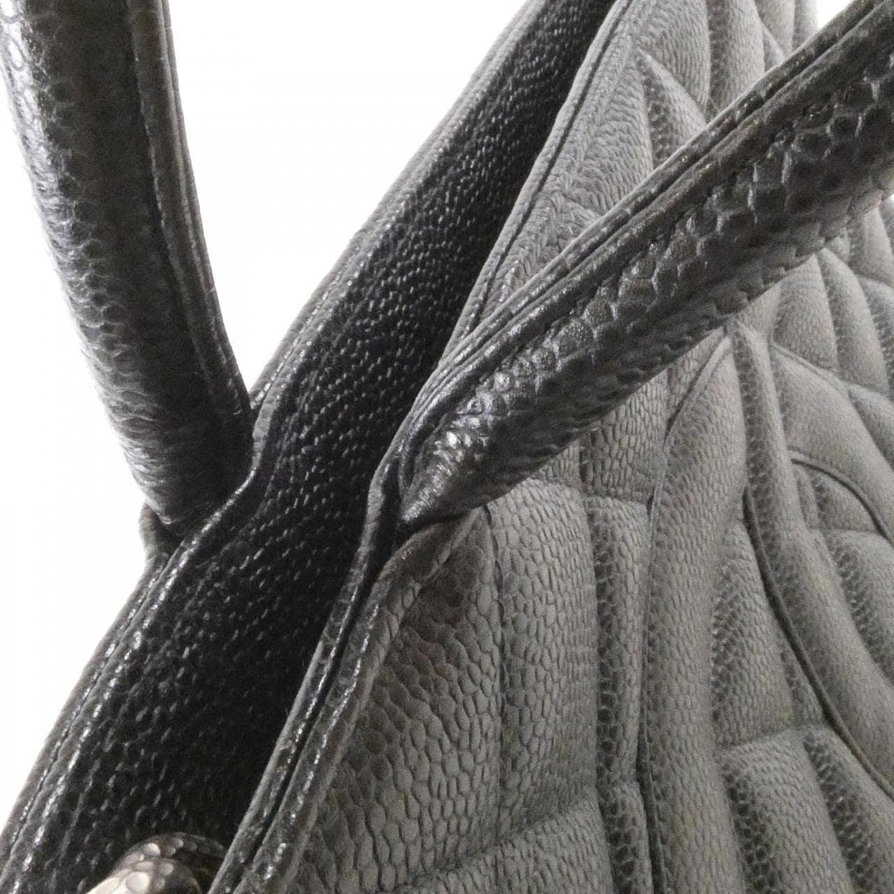 CHANEL Matelasse 1804 Handbag Grained Calfskin Black Grained Calfskin - Thumbnail 5