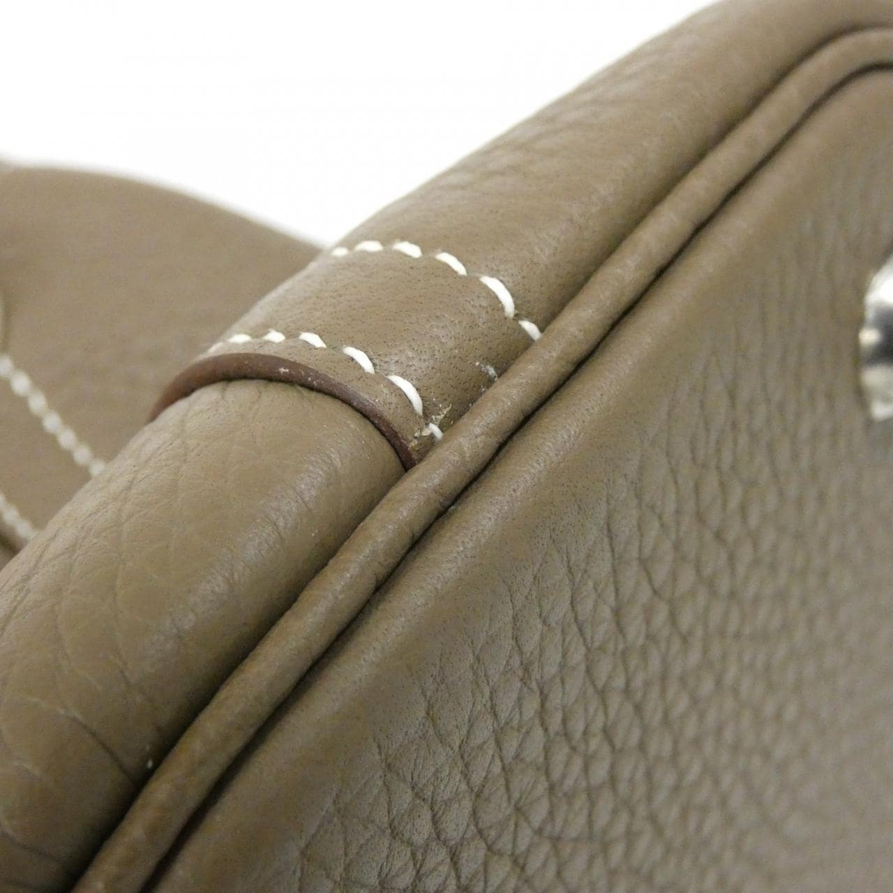 HERMES 038399CK Handbag Epsom Etoupe Epsom Leather - Thumbnail 4