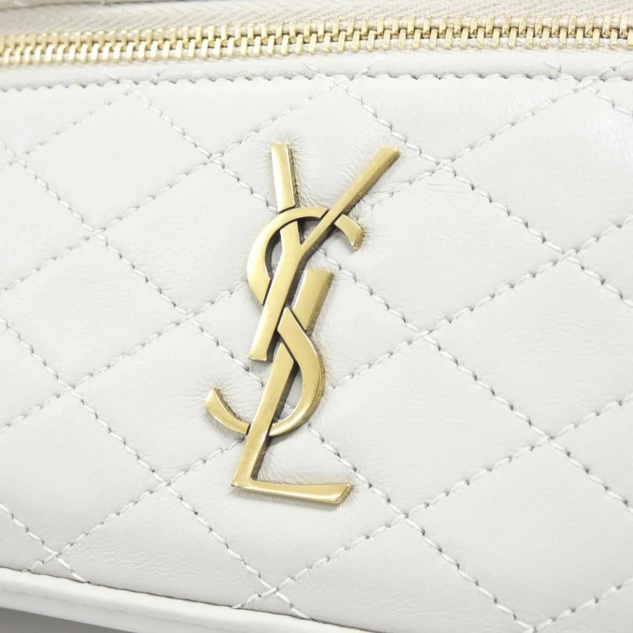 SAINT LAURENT 766731 1EL07 Handbag Lambskin Black Lambskin Rank A - Thumbnail 4