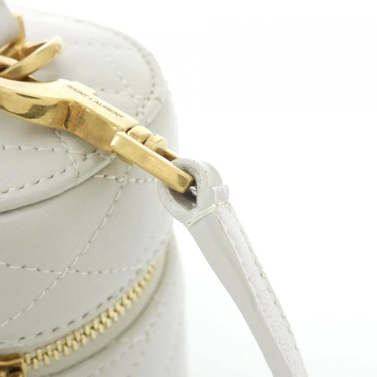 SAINT LAURENT 766731 1EL07 Handbag Lambskin Black Lambskin Rank A - Thumbnail 8