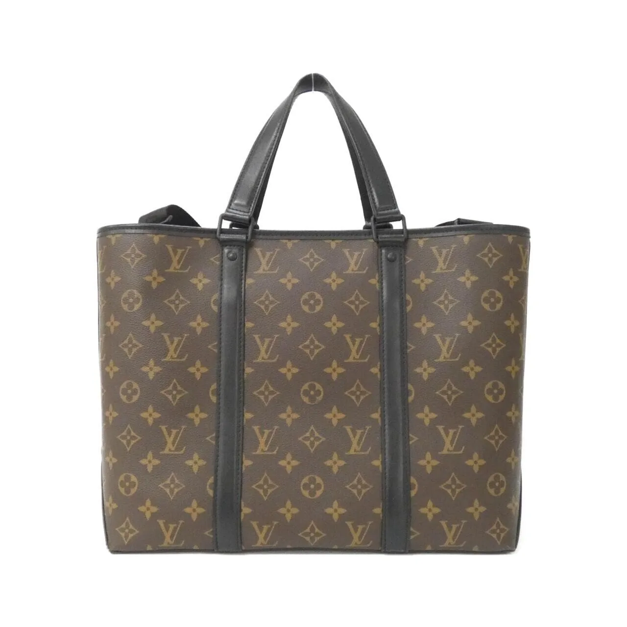 LOUIS VUITTON M45734 Tote Monogram 黑色 Monogram 中古品B - 縮圖 2