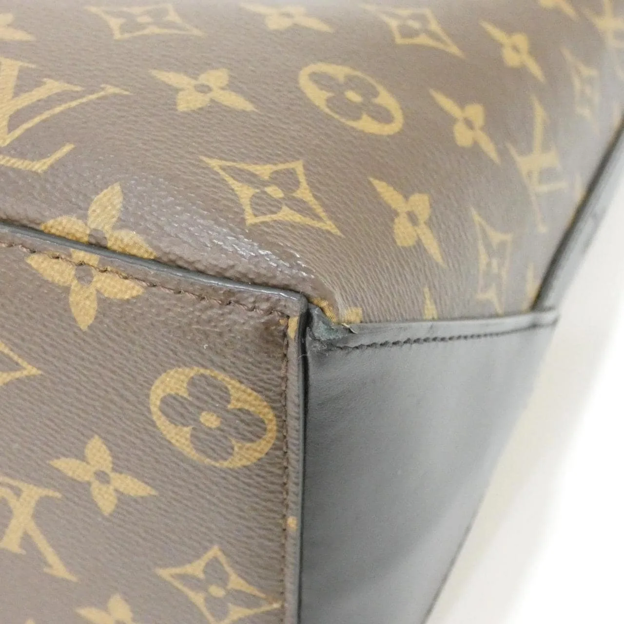 LOUIS VUITTON M45734 Tote Monogram 黑色 Monogram 中古品B - 縮圖 3