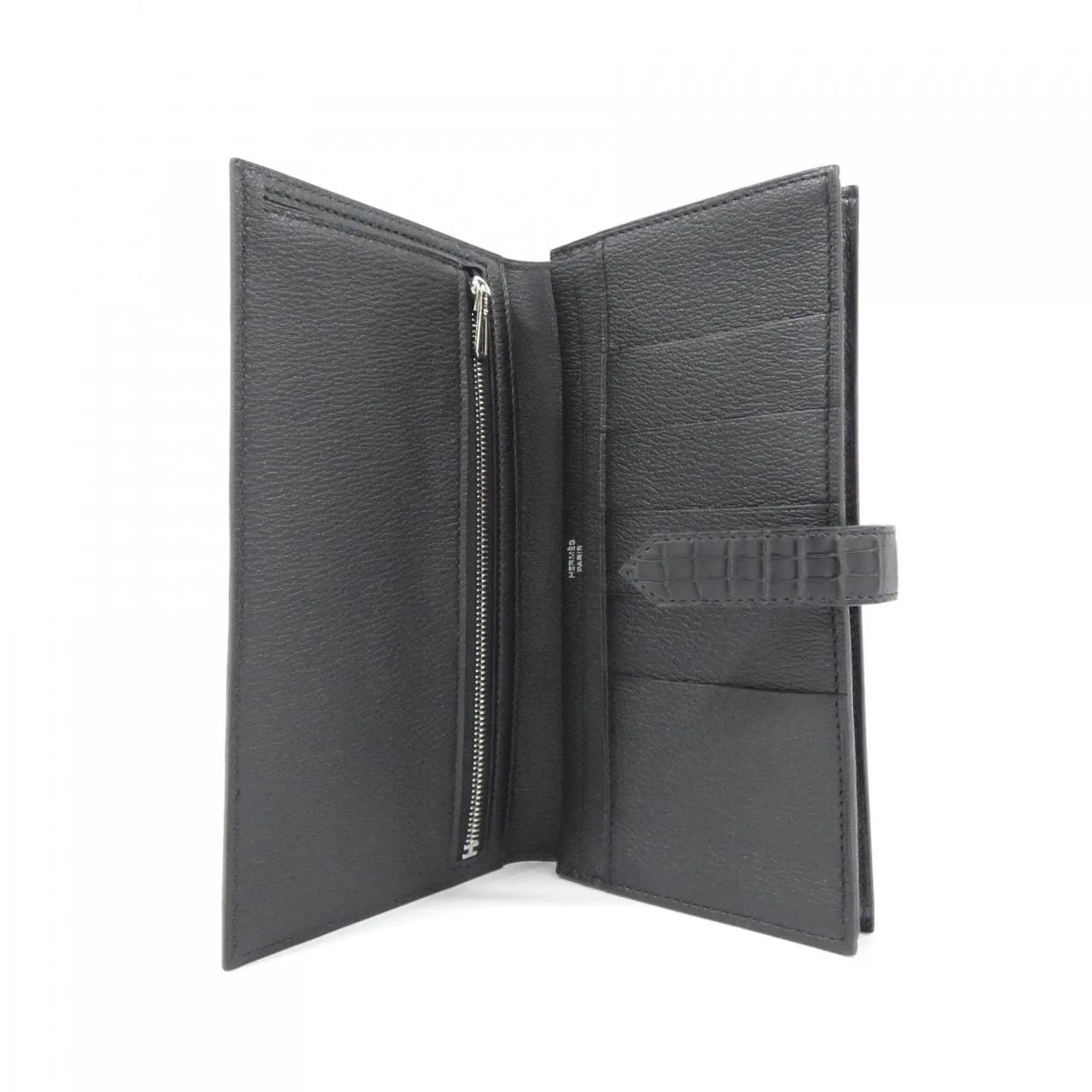 HERMES 085276CH Wallet 黑色 中古品A - 縮圖 3