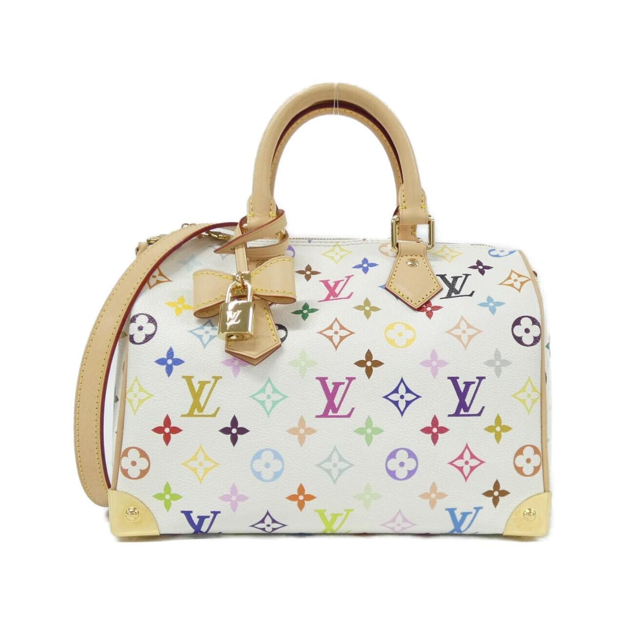 LOUIS VUITTON Speedy M13085 Boston Canvas Multicolor