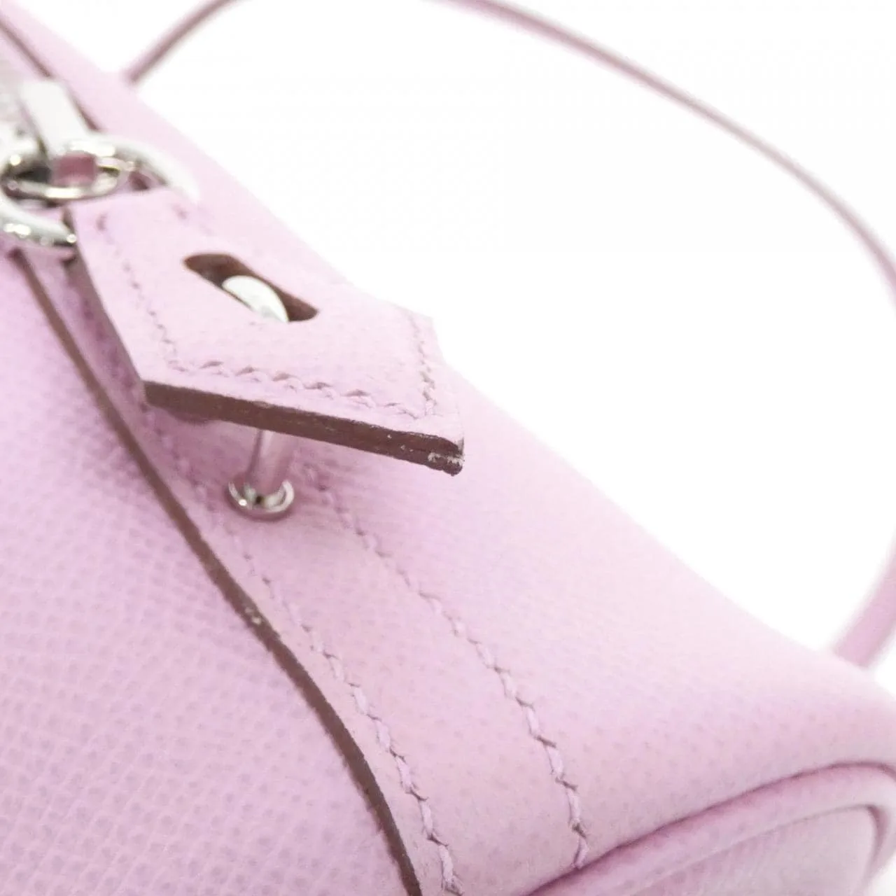 HERMES Bolide 082798CK Handbag Epsom 黑色 Epsom 皮 中古品A - 縮圖 4