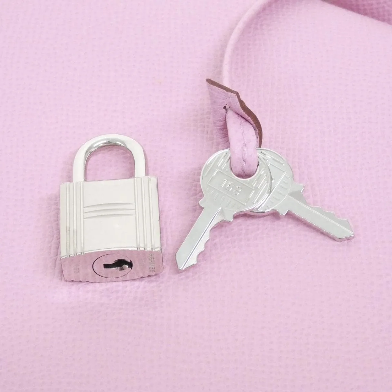 HERMES Bolide 082798CK Handbag Epsom 黑色 Epsom 皮 中古品A - 縮圖 5