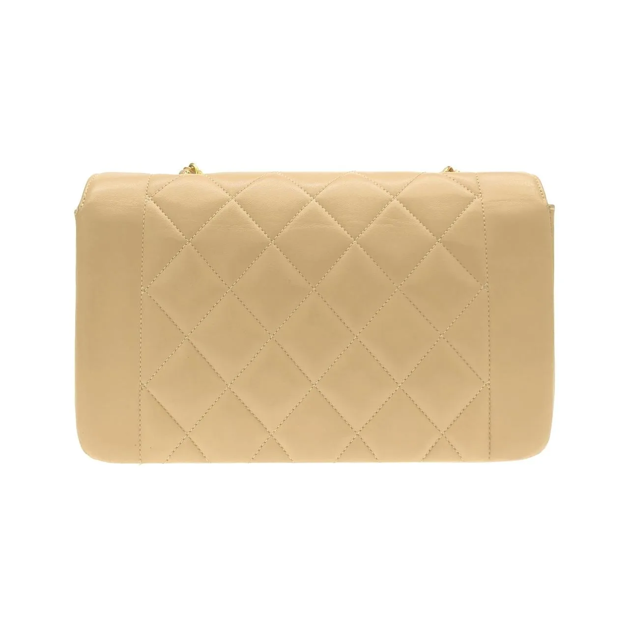 CHANEL 01164 Shoulder Lambskin 米色 羊皮 中古品A - 縮圖 2