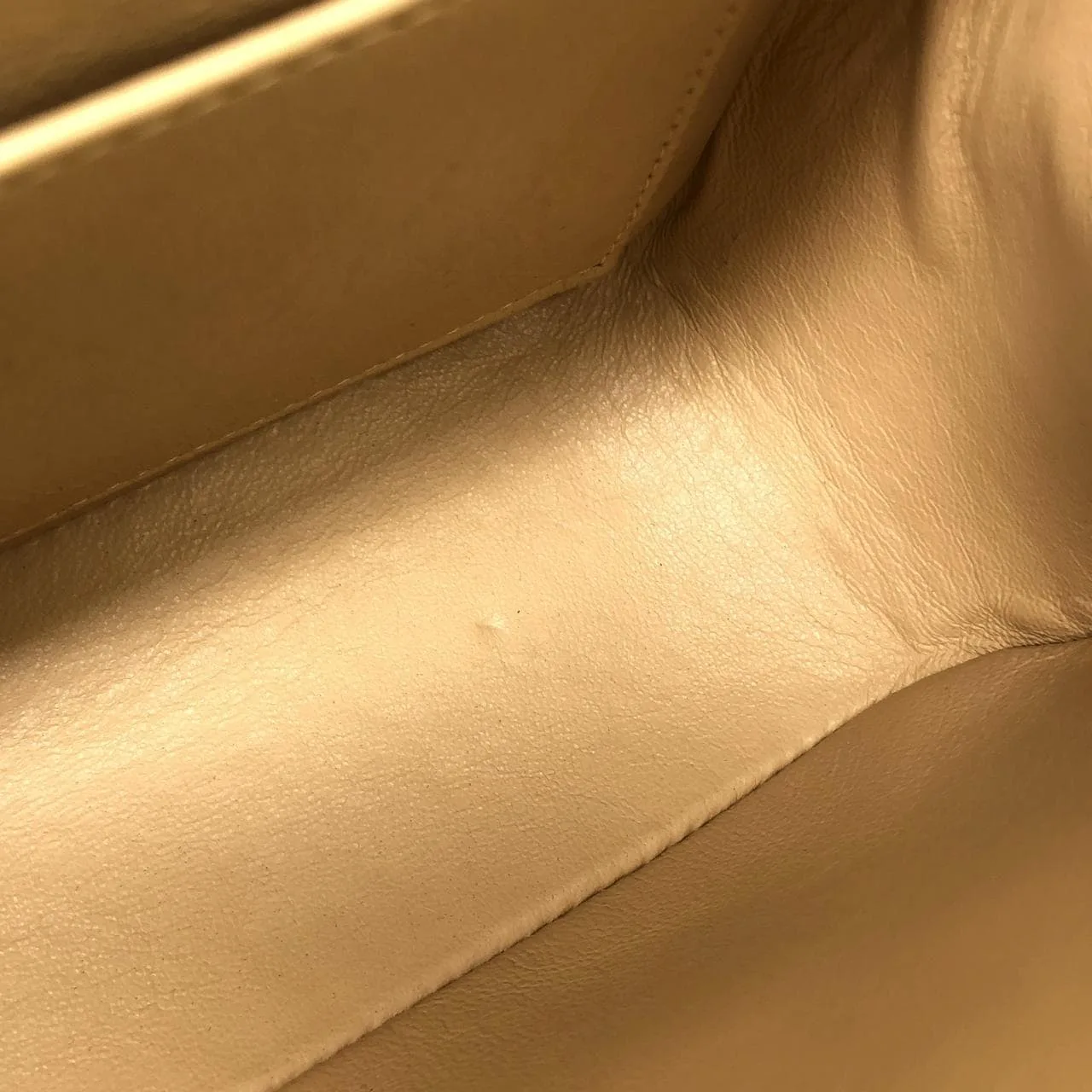 CHANEL 01164 Shoulder Lambskin 米色 羊皮 中古品A - 縮圖 9