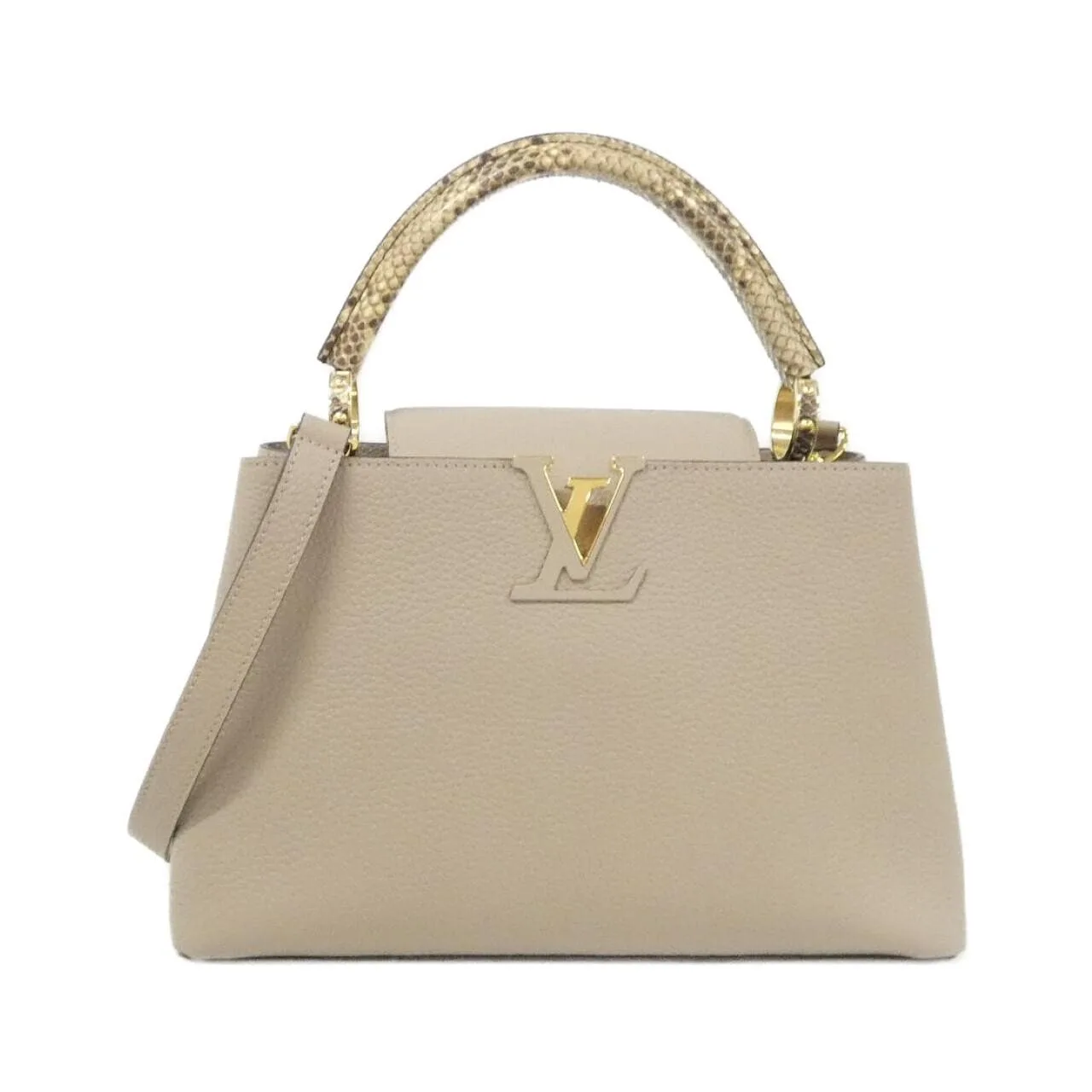 LOUIS VUITTON Capucines N92802 Handbag Leather